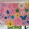 Image client Fleurs autocollantes