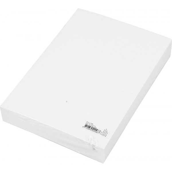 Carton color - blanc - A5 - 250 g - 100 feuilles
