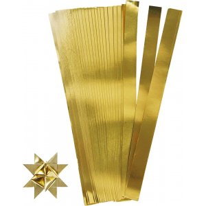 Bandes étoiles - or - Ø6,5 cm - 100 bandes Bandes étoiles - or - Ø6,5 cm - 100 bandes