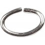 Anneaux ovales - plaqu argent - 50 pcs