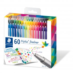 Feutres fins Triplus - 60 stylos Feutres fins Triplus - 60 stylos
