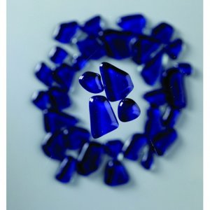 MosaixSoft - mosaïque de verre 8 - 25 mm - bleu 200 g ~ 140 pcs. MosaixSoft - mosaïque de verre 8 - 25 mm - bleu 200 g ~ 140 pcs.
