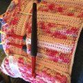 Image client Crochet "Rouge" - 15cm/7,0mm - Manche souple