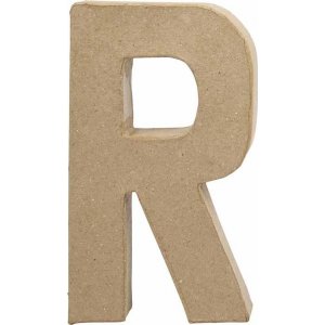 Lettre en carton - R - 5 cm Lettre en carton - R - 5 cm