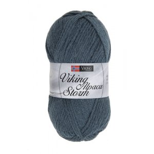 Fil Viking Alpaca Storm 50g - Bleu jean (529) Fil Viking Alpaca Storm 50g - Bleu jean (529)