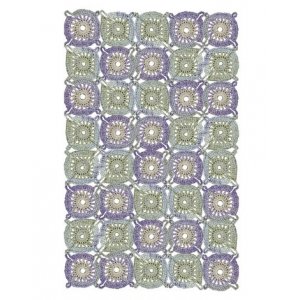 Patron tricot - Plaid en fil triple Patron tricot - Plaid en fil triple