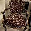 Image client Fourrure Animale Velours - Girafe