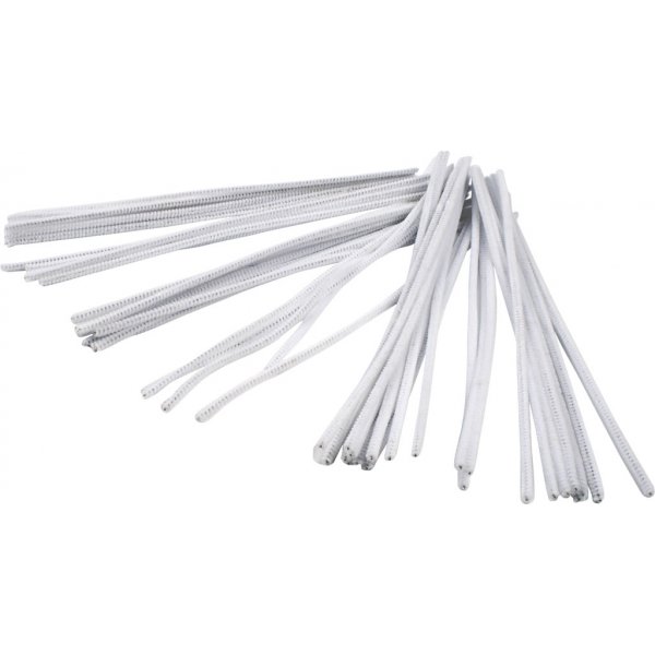 Cure-pipe - 6 mm - blanc - 50 pcs