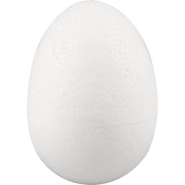 Oeufs en polystyrne - blanc - H7 cm - 50 pcs