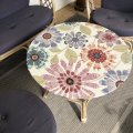 Image client Fleurs de Mandala en tissu ciré
