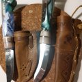 Image client Morceaux de cuir 1 kg - Marron