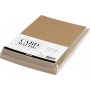 Cartes et enveloppes - naturel - 11,5 x 16,5 cm - 50 sets