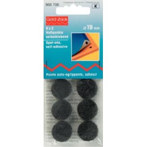 Points adhésifs autocollants noirs 8x2 pcs Points adhésifs autocollants noirs 8x2 pcs