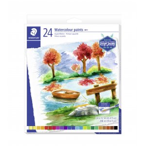 Peinture aquarelle 12 ml - 24 couleurs Peinture aquarelle 12 ml - 24 couleurs