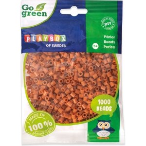 Perles tube Go green 1000 pcs Marron clair Perles tube Go green 1000 pcs Marron clair