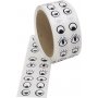 Yeux de colle - noir - blanc - 2000 pcs