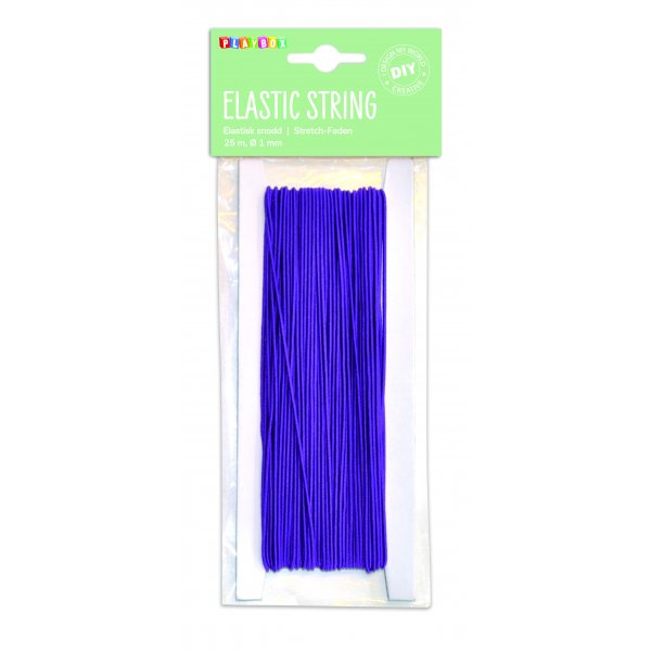 Cordon élastique violet 25 m Ø 1 mm Cordon élastique violet 25 m Ø 1 mm