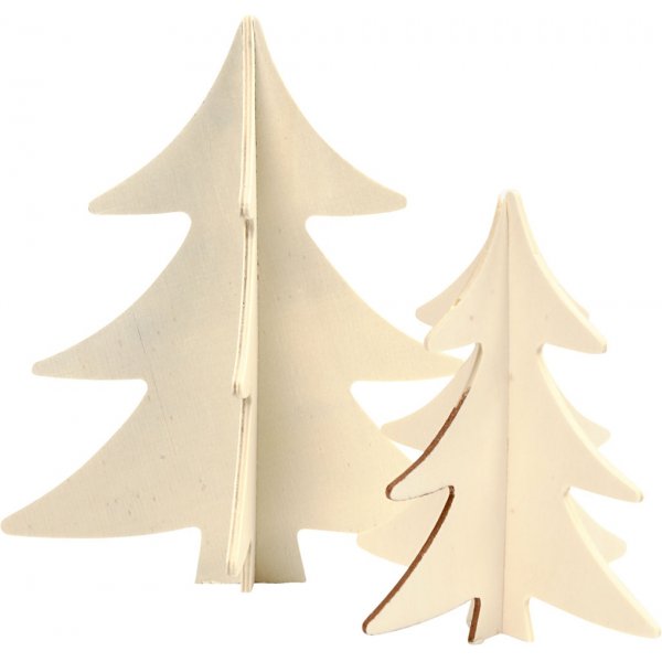 Sapins de Noël 3D - 2 pcs Sapins de Noël 3D - 2 pcs