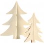 Sapins de Nol 3D - 2 pcs