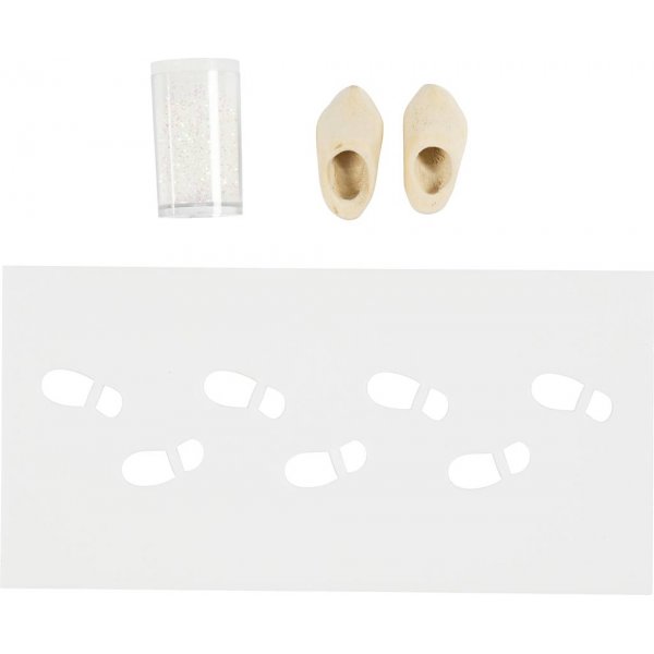 Mini Kit DIY Porte du Père Noël - Empreinte Mini Kit DIY Porte du Père Noël - Empreinte