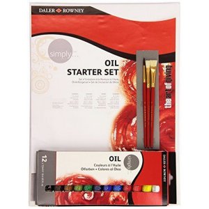 Kit de démarrage pour peinture à l'huile - 16 pièces Kit de démarrage pour peinture à l'huile - 16 pièces