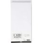 Cartes et enveloppes - blanc 16 x 16 cm - 50 sets