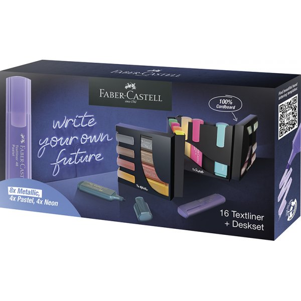 Coffret surligneurs - Faber-Castell - TL 46 - 16 stylos