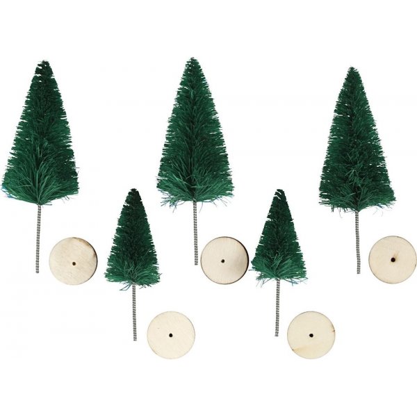 Mini sapins - 5 pcs
