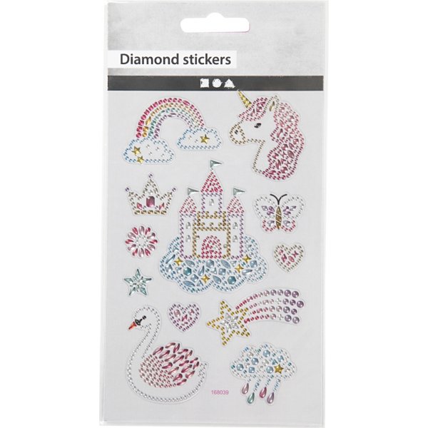 Stickers diamants - licornes Stickers diamants - licornes