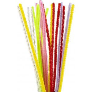 Cure-pipe - Ø6 mm - couleurs printanières - 24 pcs Cure-pipe - Ø6 mm - couleurs printanières - 24 pcs