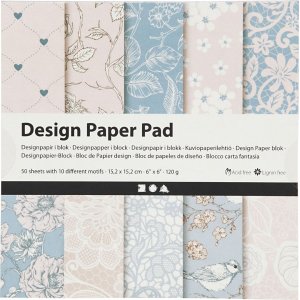 Papier design - rose - 50 feuilles Papier design - rose - 50 feuilles