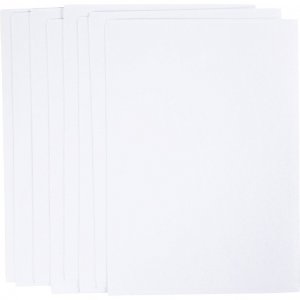Feuilles à broder hydrosolubles A5 blanches, 8 feuilles Feuilles à broder hydrosolubles A5 blanches, 8 feuilles