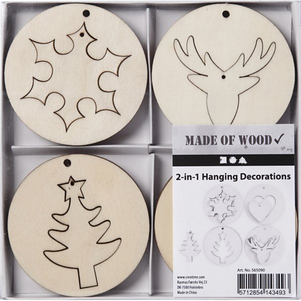 Pendentifs 2en1 - 8 pcs