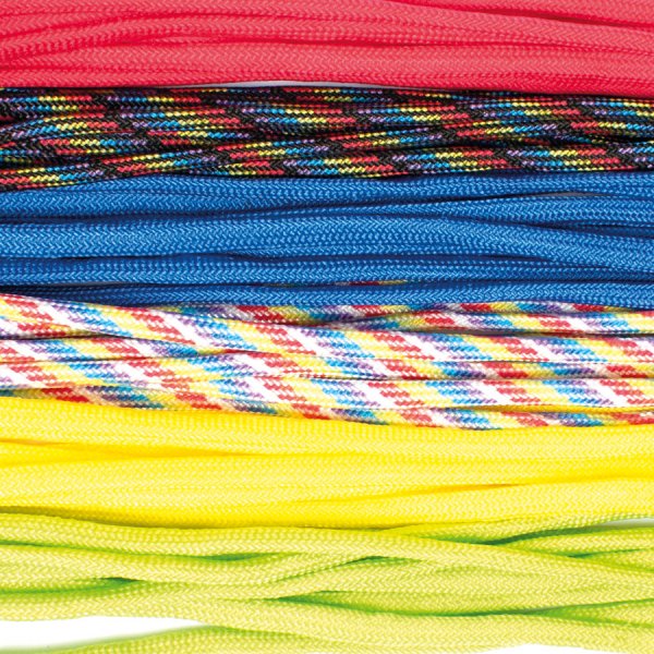 Jeu de paracordes 3, 4 mm 6 x 2,6 m