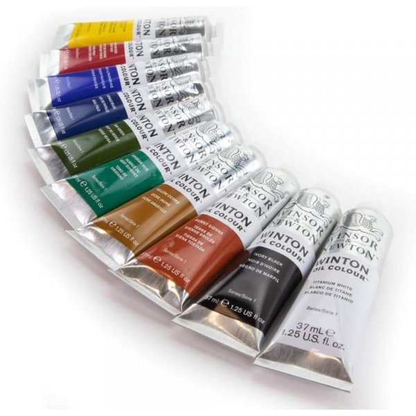 Peinture à l'huile W&N Winton - set 10x37 ml Peinture à l'huile W&N Winton - set 10x37 ml