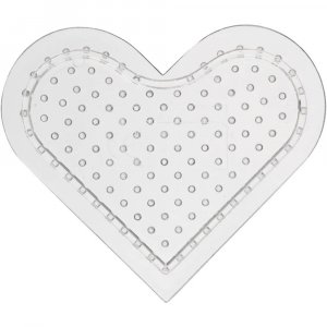 Assiettes perles - Transparentes - Petits coeurs - 10 pcs Assiettes perles - Transparentes - Petits coeurs - 10 pcs