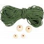 Mini Kit DIY - Sapin de Nol en macram