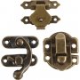 Mini raccords - or antique - 15 sets