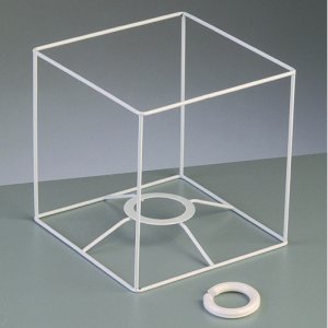 Cadre de lampe cadre 15 cm / 15x15 cm - carré blanc Cadre de lampe cadre 15 cm / 15x15 cm - carré blanc