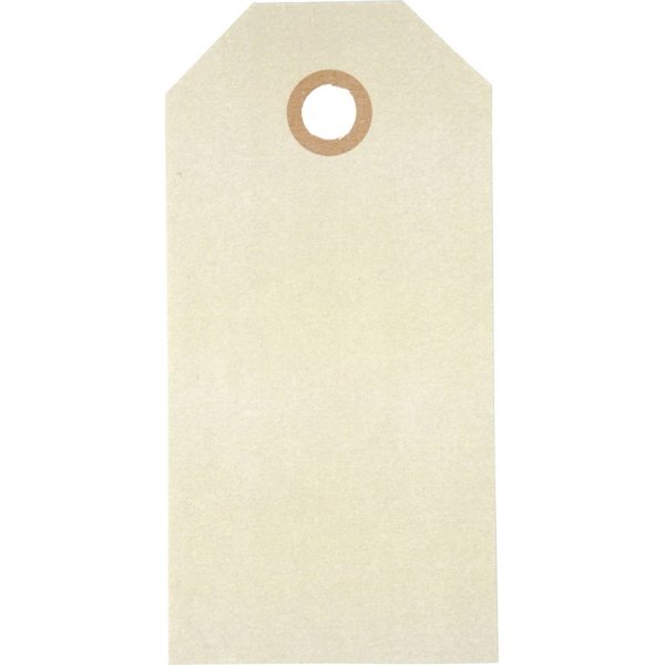 Marqueurs Manille - crme - 5 x 10 cm - 20 pcs