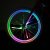 Lot de 3 �clairages LED RGB pour rayons de v�lo - fonctionne sur piles