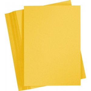 Carton coloré - jaune soleil - A4 - 180 g - 100 feuilles Carton coloré - jaune soleil - A4 - 180 g - 100 feuilles