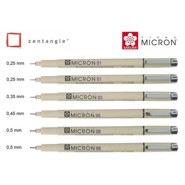 Outil Zentangle - 6 parties