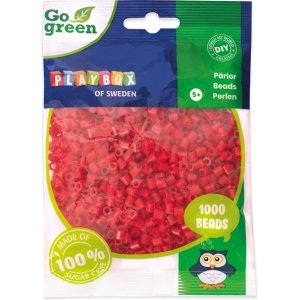 Perles tube Go green 1000 pcs Rouge Perles tube Go green 1000 pcs Rouge