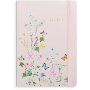 Carnet Deluxe A5 rose prairie ligné Carnet Deluxe A5 rose prairie ligné