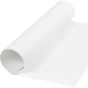Papier cuir - blanc - uni - 1 m Papier cuir - blanc - uni - 1 m