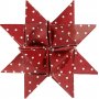 Bandes toiles - rouge - blanc - 6,5+11,5 cm - 60 bandes