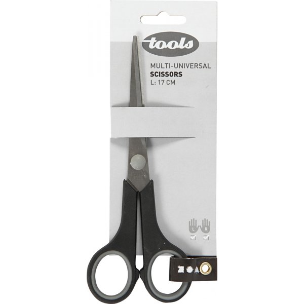 Ciseaux universels - 17 cm - droite et gauche