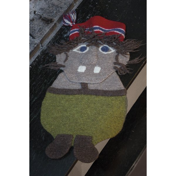 Patron tricot - Coussin de siège troll