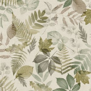 Toile cirée textile feuillage vert 103 Toile cirée textile feuillage vert 103